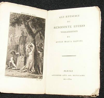 Una curiosa edici&oacute;n italiana de Senofonte Efesio.