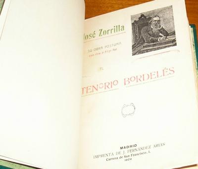 OBRA P&Oacute;STUMA DE JOS&Eacute; ZORRILLA
